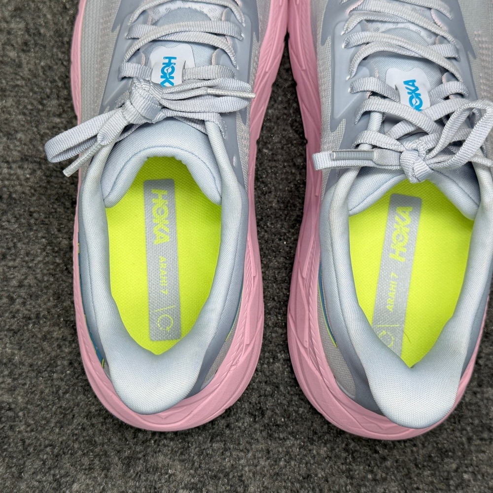 Hoka Arahi 7 Running Shoes Women's 11 Gull Pink Twilight Athletic Run Training - Picture 10 of 13